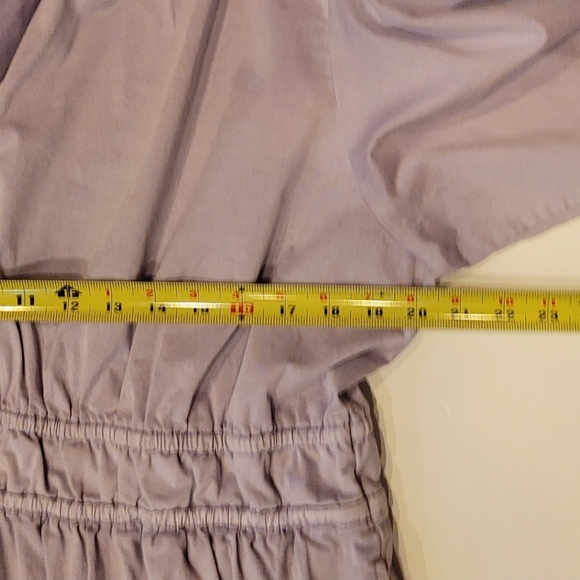 J.‎ Crew Boho Cottagecore Coastal Cowgirl smocked-waist lavender midi dress 2X - Picture 11 of 12